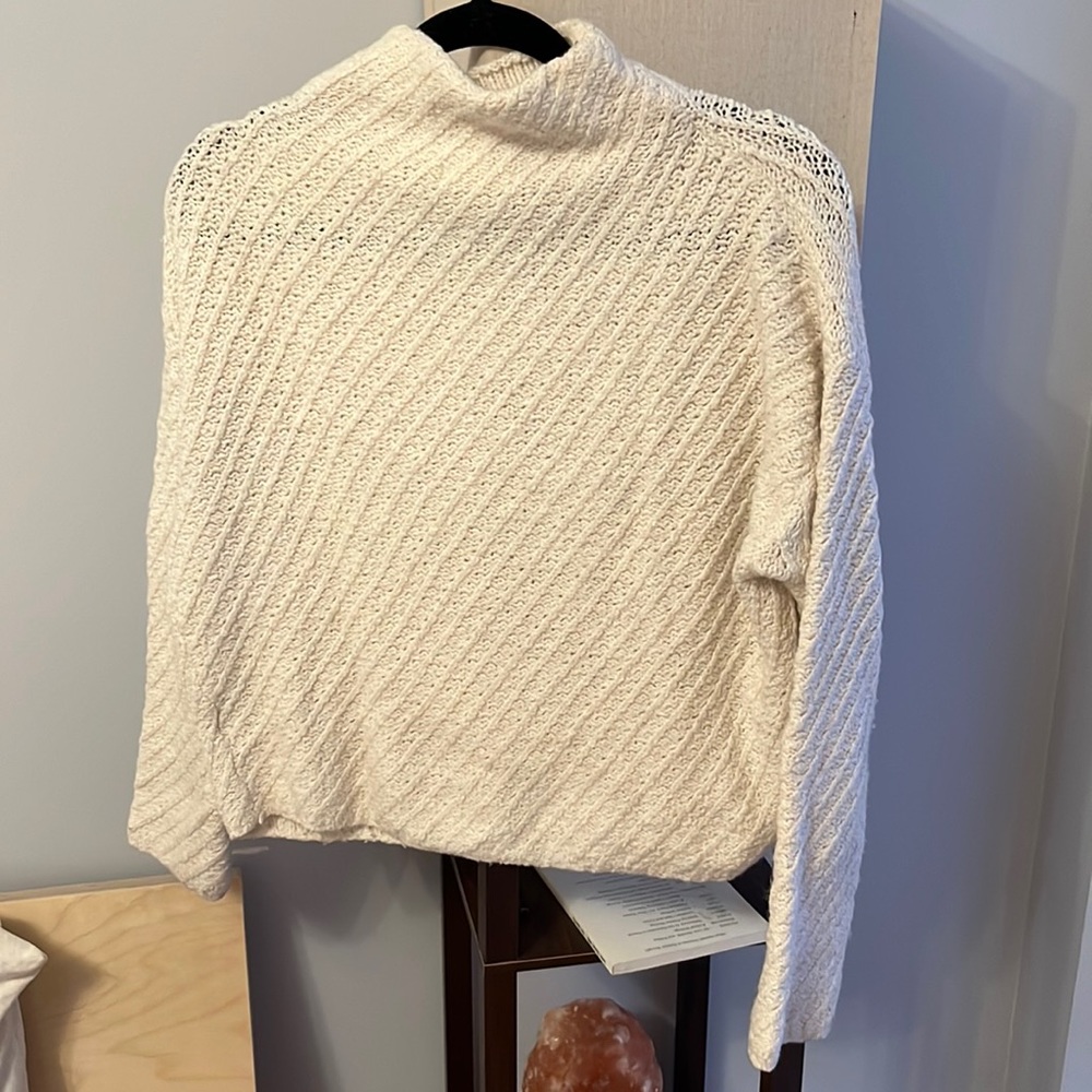 Prologue for Target Mockneck Knit White Sweater